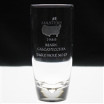 Mark Calcavecchias 1989 Masters Tournament Hole No. 13 Steuben Crystal Eagle Glass