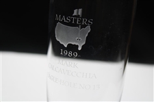 Mark Calcavecchia's 1989 Masters Tournament Hole No. 13 Steuben Crystal Eagle Glass