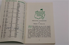 Gary Player Signed 1978 Masters Tournament Spectator Guide JSA ALOA