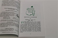 Bernhard Langer Signed 1993 Masters Tournament Spectator Guide JSA ALOA