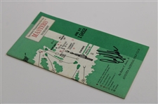 Craig Stadler Signed 1982 Masters Tournament Spectator Guide JSA ALOA