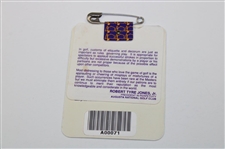 Jose Maria Olazabal Signed 1994 Masters Tournament SERIES Badge #A00071 JSA ALOA