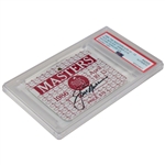 Jack Nicklaus Signed 1986 Masters Tournament Series Badge #A1023 PSA/DNA Authentic