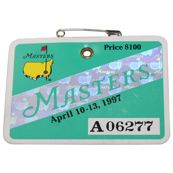 1997 Masters Tournament Series Badge #A06277