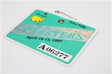 1997 Masters Tournament Series Badge #A06277