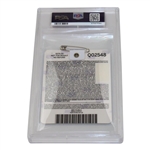 Scottie Scheffler Signed 2022 Masters SERIES Badge #Q02548 PSA Authentic