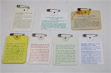 1975-2002 Masters Tournament SERIES Badges - Complete Run