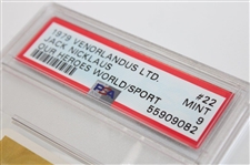 Jack Nicklaus 1979 Venorlandus Ltd. Our Heroes World/Sport Card PSA Mint 9