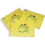 2005, 2006 & 2007 Masters Tournament Embroidered Flags in Original Sleeves