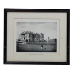 1901 Tom Morris & St. Andrews Club House Post Card & Framed Photo