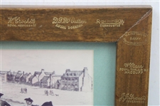 Golf Club Brand Stamps St. Andrews Picture & Frame
