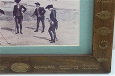 Golf Club Brand Stamps St. Andrews Picture & Frame