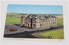 (3) Vintage Postcards From Pebble Beach & St. Andrews