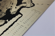Augusta National Course Map Brass Plaque & 1995 Records of The Masters Tournament Booklet