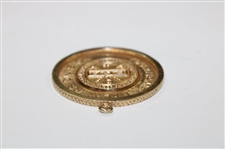 1971 PGA Tour Cleveland Open Champion’s 14k Gold Medal - Beechmont Country Club - Bobby Mitchell
