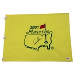 Arnold Palmer Signed 2007 Masters Tournament Embroidered Flag PSA #G10258