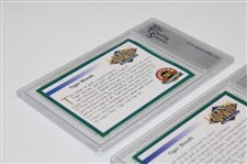 Tiger Woods 2001 Legends Masters The New Legend & Dominating Golf Cards ECS Gem MT 10