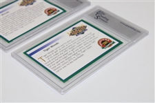 Tiger Woods 2001 Legends Masters The New Legend & Dominating Golf Cards ECS Gem MT 10