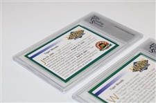 Tiger Woods 2001 Legends Masters 3 Championships & Players Championship Cards ECS Gem MT 10