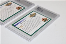 Tiger Woods 2001 Legends Masters 3 Championships & Players Championship Cards ECS Gem MT 10