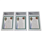 Tiger Woods 2001 Legends Masters Ultimate Prize, 4th Best Masters & 6.18.00 Cards ECS Gem MT 10