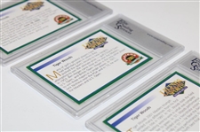 Tiger Woods 2001 Legends Masters Ultimate Prize, 4th Best Masters & 6.18.00 Cards ECS Gem MT 10