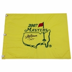 Gay Brewer Signed 2007 Masters Embroidered Flag with Year Won Notation JSA ALOA