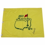 Mike Weir Signed 2013 Masters Tournament Embroidered Flag JSA ALOA