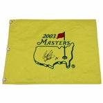Craig Stadler Signed 2003 Masters Embroidered Flag w/Year Won Notation JSA ALOA