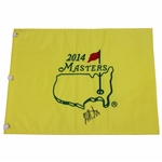 Bubba Watson Signed 2014 Masters Embroidered Flag JSA ALOA
