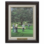 Greg Norman Signed 1998 Signature Invitational at St. Georges G.C. Framed Canvas Print JSA ALOA
