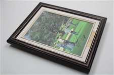 Greg Norman Signed 1998 Signature Invitational at St. George's G.C. Framed Canvas Print JSA ALOA