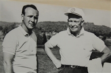 President Dwight D. Eisenhower Signed Matted Photo w/Palmer - to Patty Aikens JSA ALOA
