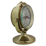 c. 1990 Masters Contestant Augusta National Seth Thomas Schooner Gimballed Solid Brass Clock Gift