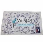 Tiger Woods, Rory & Field Signed Valspar Championship Flag JSA ALOA