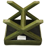Augusta National GC Berckman's Place Masters Ltd Ed Emerald Leather Ottoman