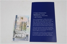 Jack Nicklaus Signed RBS 5lb Note in Original Sleeve JSA ALOA