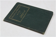 1935 'Rights and Wrongs of Golf' AG Spalding & Bros Green Cover Booklet