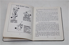 1935 'Rights and Wrongs of Golf' AG Spalding & Bros Green Cover Booklet