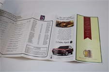 Tiger Woods Signed 1997 Buick Open Pro-Am Pairing Sheet JSA ALOA