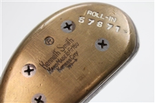 Kenneth Smith 'Roll-in' Wood Handled Putter