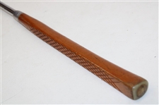 Kenneth Smith 'Roll-in' Wood Handled Putter