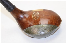 Burke Golfpite Fancy Face Hickory Driver
