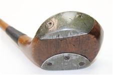 Burke Golfpite Fancy Face Hickory Driver