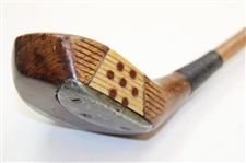 Burke Golfpite Fancy Face Hickory Driver