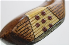 Burke Golfpite Fancy Face Hickory Driver
