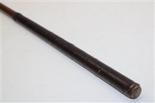 Burke Golfpite Fancy Face Hickory Driver