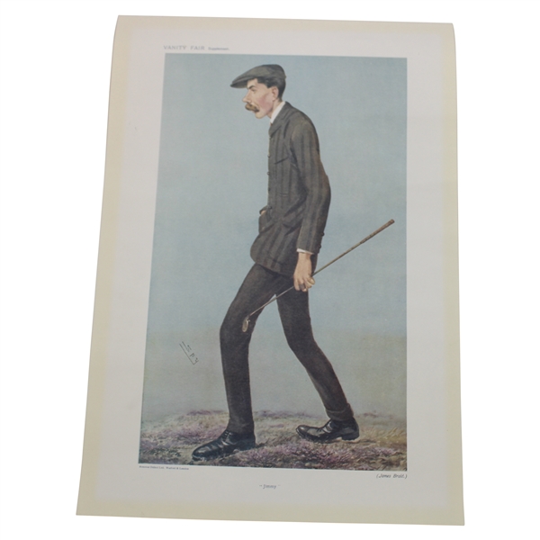 James Braid Vanity Fair Print Jimmy Circa 1910
