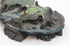 16th Hole at Cypress Point Danbury Mint Legendary Golf Holes Collection Desk Sculpture
