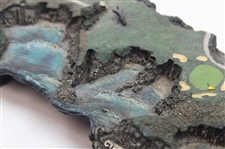 16th Hole at Cypress Point Danbury Mint Legendary Golf Holes Collection Desk Sculpture